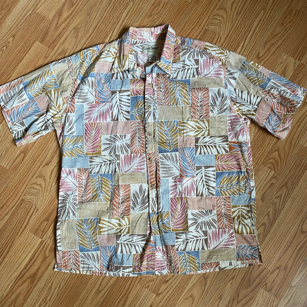 Cooke Street Honolulu XL Hawaiian shirt short sleeve